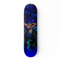 Skateboard Fantasy Art Star Mermaid