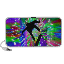 Skateboard Flip Out in Fireworks Laptop Speaker