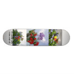 skateboard flower roses