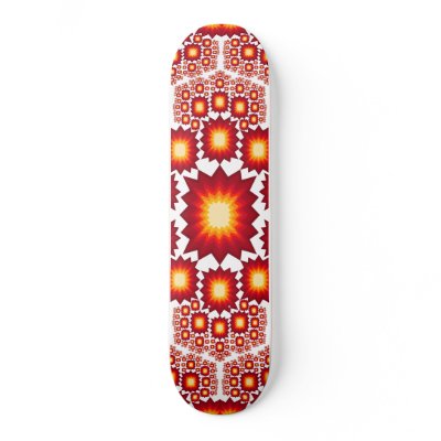 Skateboard: Fractal Explosion: Design #1 by spiritswitchboard