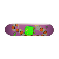 Skateboard - frog, snake, bug, lizard by MarciaCox Skateboard - frog, snake, bug, lizard
