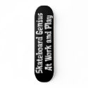 Skateboard Genius At Work and Play