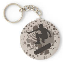 skateboard. hi-fi bubbles. keychain