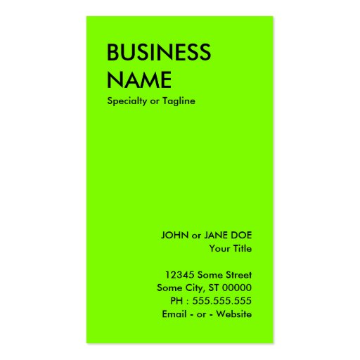 skateboard light explosion business card templates (back side)