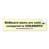 Skateboard Moms Bumper Sticker bumper stickers by pattihurst Skateboard Moms Bumper Sticker bumper stickers