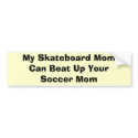 Skateboard Moms Bumper Sticker bumper stickers by pattihurst Skateboard Moms Bumper Sticker bumper stickers