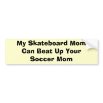 Skateboard Moms Bumper Sticker bumper stickers