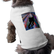 Skateboard on a Building Ray Pet T-shirt