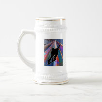 Skateboard on a Building Ray Mug