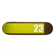 skateboard > panel on stripe [lime+chocolate]