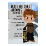 Skateboard Party Personalized Announcement