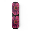 Skateboard Pink Night Flower