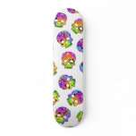 Skateboard - POP ART SKULLS