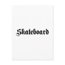 Skateboard postcards
