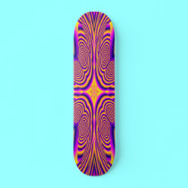 Skateboard: Psychedelic Rainbow #2 Warp by Artists4God Skateboard: Psychedelic Rainbow #2 Warp