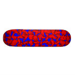 Skateboard - Red Blue Shred skateboards