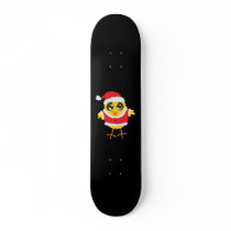 Skateboard Santa Chick
