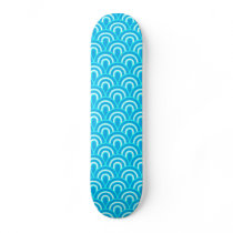Skateboard Seamless retro pattern