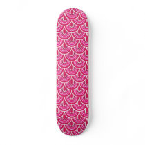 Skateboard Seamless retro pattern
