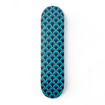 Skateboard Seamless retro pattern