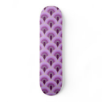 Skateboard Seamless retro pattern