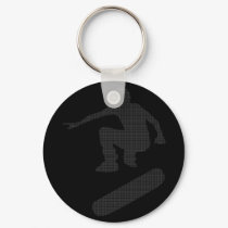 skateboard silhouette keychains