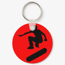 skateboard silhouette keychains