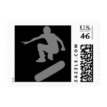 skateboard silhouette postage