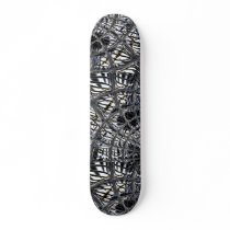 Skateboard Silver Weave by shanmaree Skateboard Silver Weave