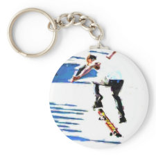 Skateboard Tricks keychain