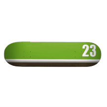 skateboard > vertical stripe [lime+chocolate]