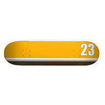 skateboard > vertical stripe [yellow+chocolate]