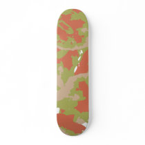 Skateboard with Camouflage Design