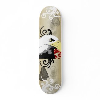 Skateboard with Eagle Design skateboard