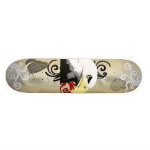 Skateboard with Eagle Design