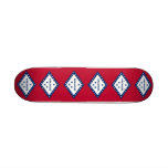 Skateboard with flag of Arkansas