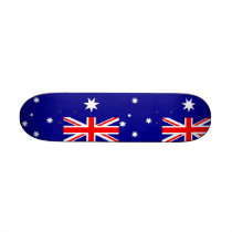 Skateboard with flag of Australia