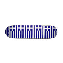 Skateboard with flag of Greece