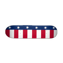 Skateboard with flag of Texas
