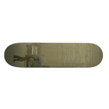 SkateBoard with Iraq Street Scene