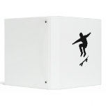 Skateboarder Vinyl Binder