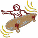 Skateboarder embroidered shirts by Embroidery4U Skateboarder embroidered shirts