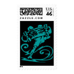 Skateboarder Handstand postage