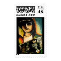 skateboarder M Stamps (P22)