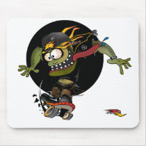 Skateboarder Mousepad by stanmc Skateboarder Mousepad