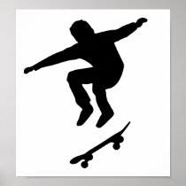 Skateboarder Print
