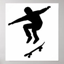Skateboarder Print