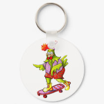 ** skateboarder Roostar ** keychains