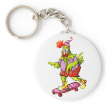 ** skateboarder Roostar ** keychains