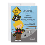 Skateboarding Birthday Party Invitation